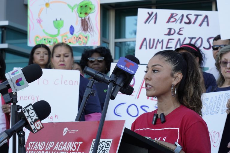 Protestors call on NV Energy, Public Utilities Commission to keep energy affordable